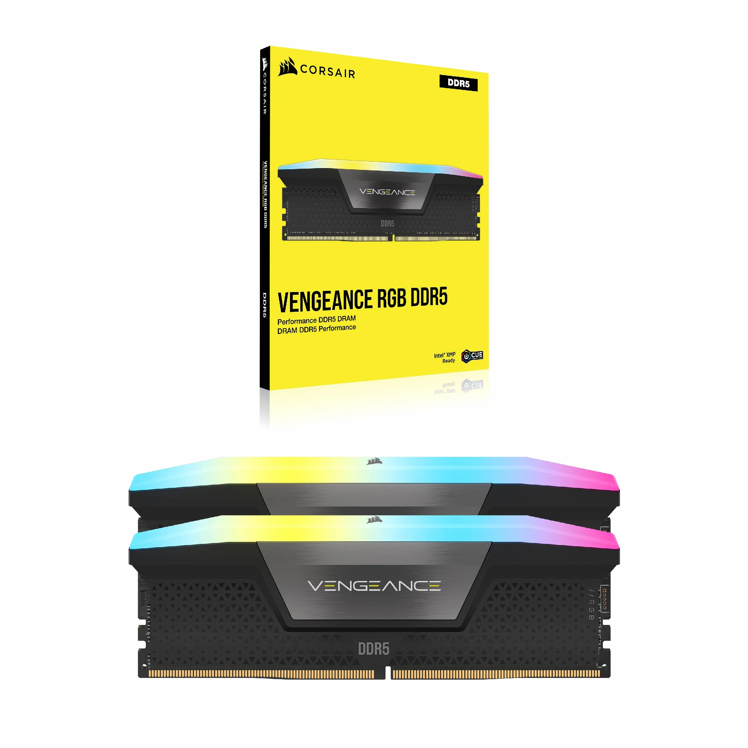 CORSAIR VENGEANCE RGB DDR5 96GB (2 x 48GB) Fino a 6000MHz INTEL RAM