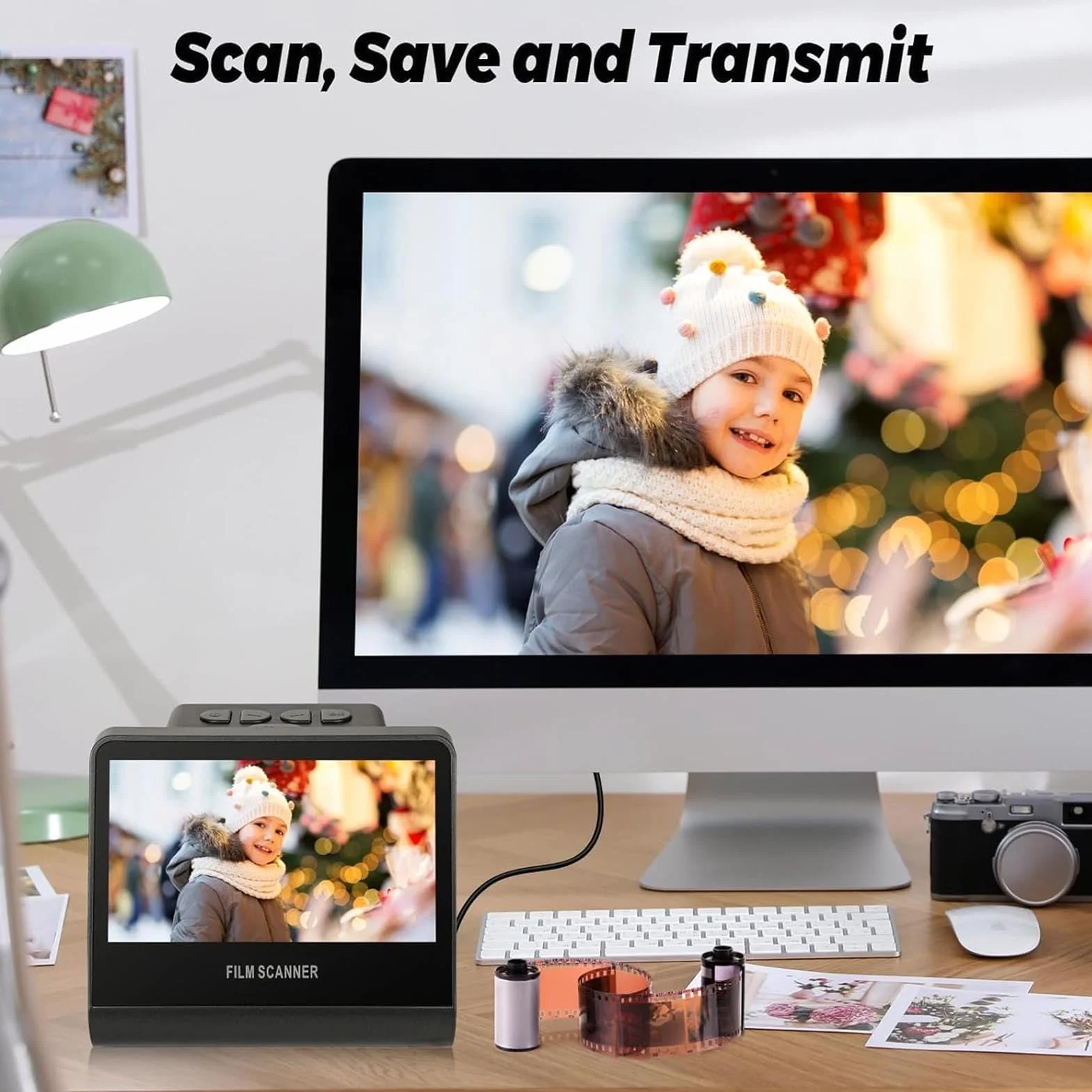 Scanner per Pellicole da 22 MP con Schermo LCD da 5 Pollici e