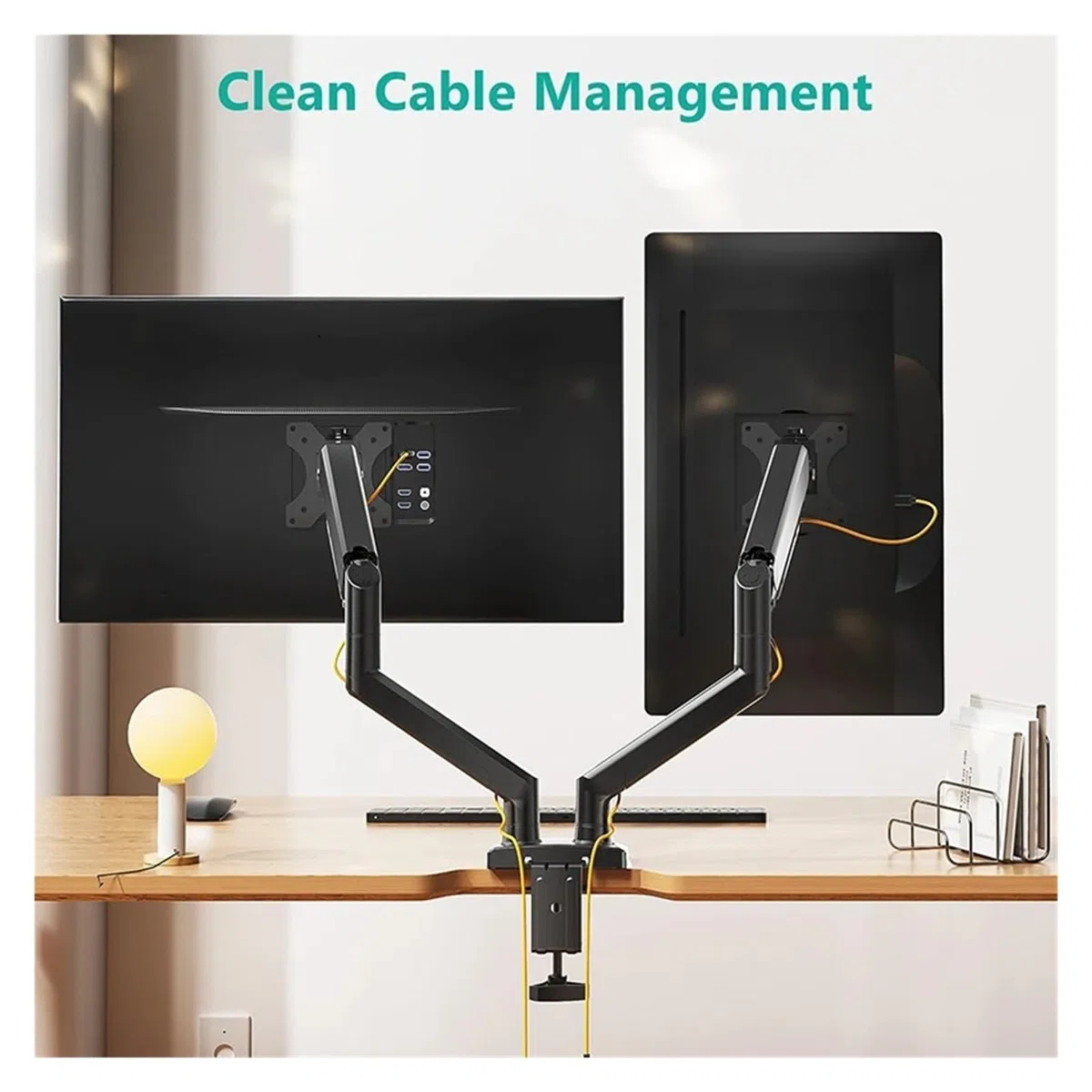 Monitor Stand, Supporto for doppio monitor da 13-34"