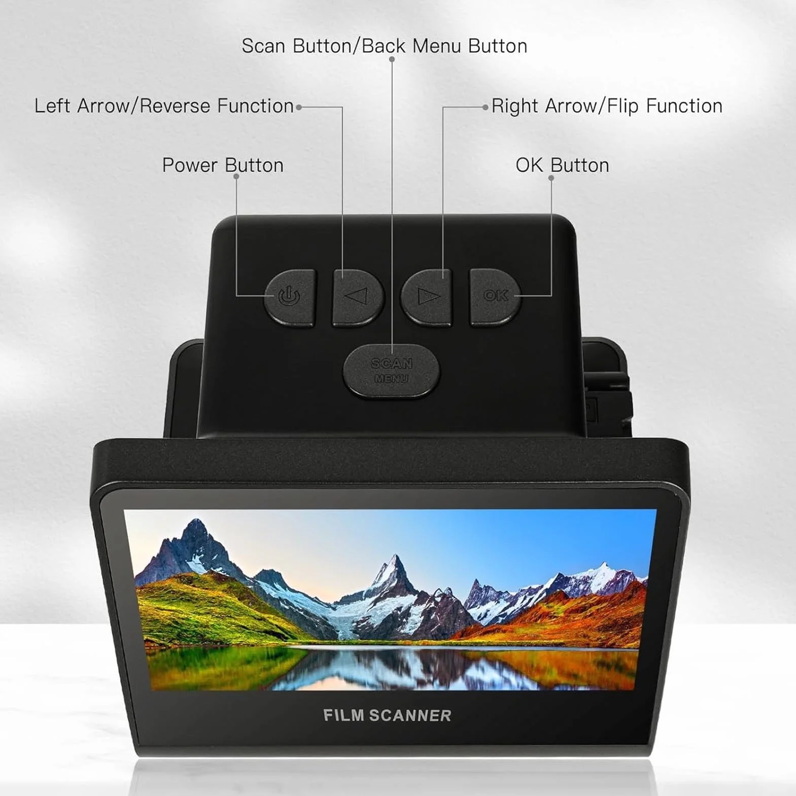 Scanner per Pellicole da 22 MP con Schermo LCD da 5 Pollici e