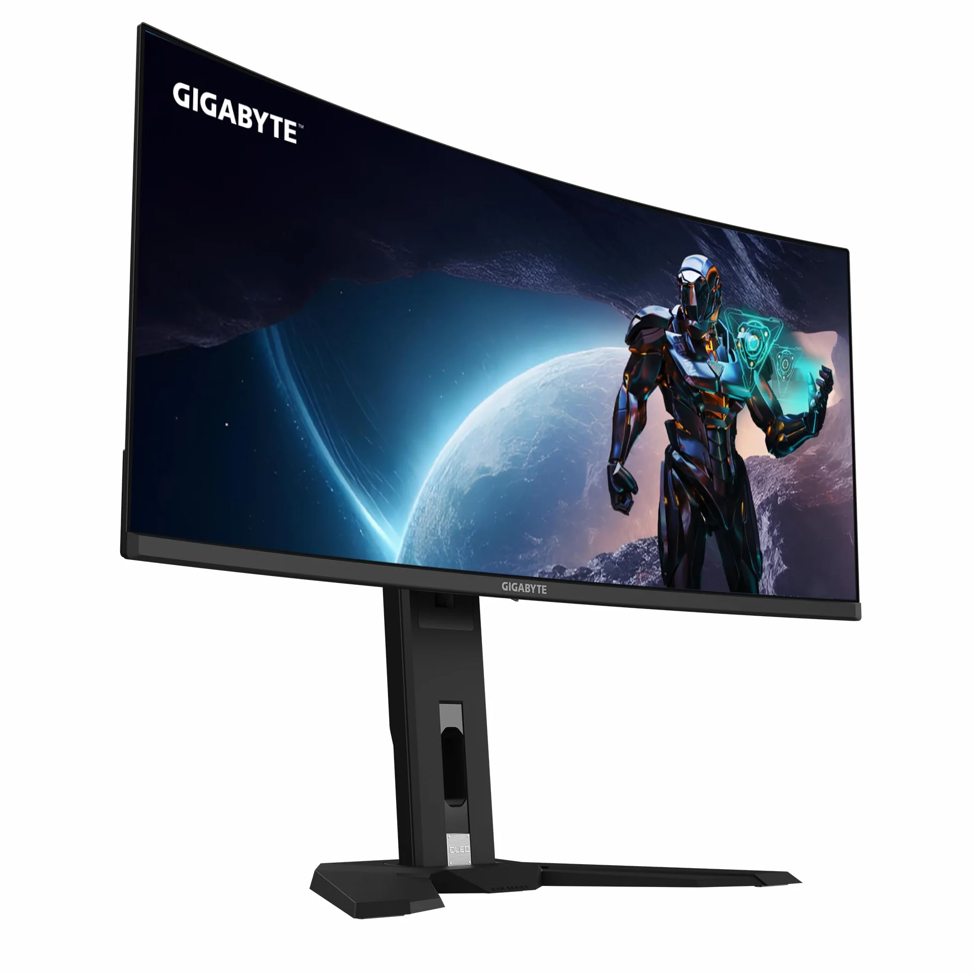 Gigabyte Monitor da gioco curvo OLED WQHD MO34WQC2 da 34" - 3440 x 1440, 240Hz, 0.03ms, KVM, 250 cd/m², FreeSync Premium Pro, DisplayHDR True Black 400, HDMI 2.1, Displayport 1.4