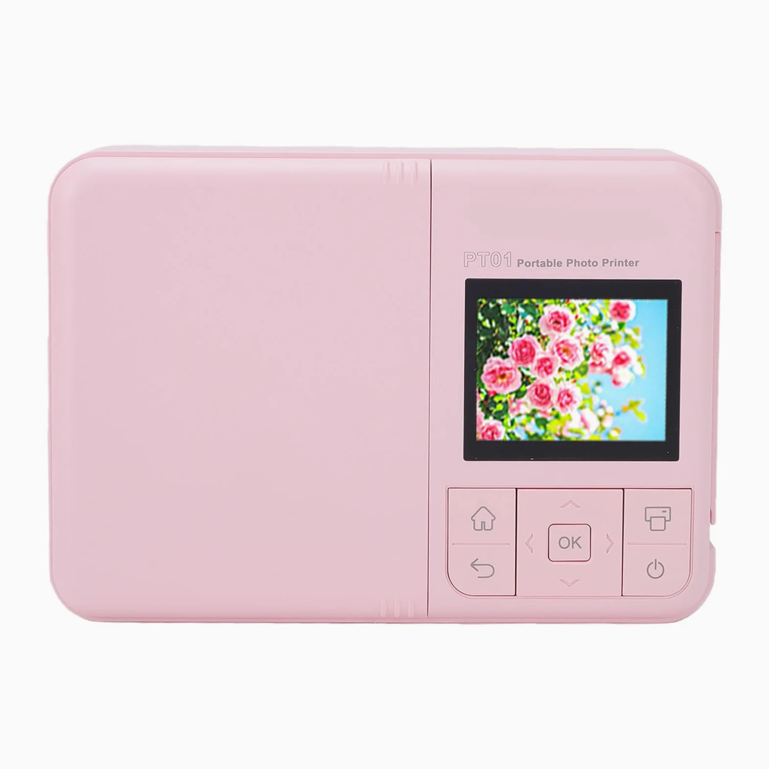 Stampante Fotografica Portatile, Mini Stampante Fotografica 2x3 Pollici con WiFi e Bluetooth, per Immagini a Getto D'inchiostro a Colori da 600 DPI Dal Telefono,